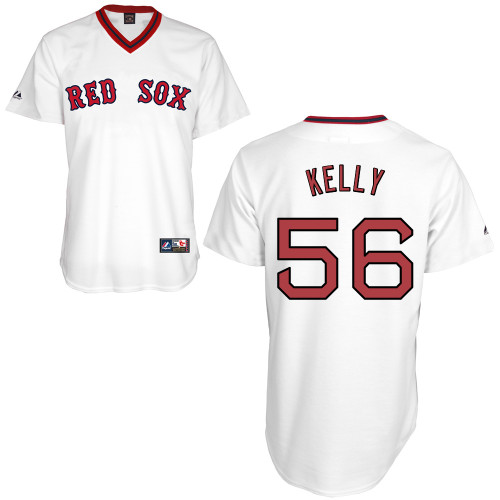 Joe Kelly #56 mlb Jersey-Boston Red Sox Women's Authentic Home Alumni Association Baseball Jersey